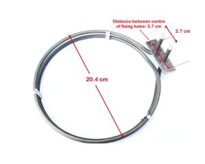 Fan Oven Circular Element 2400W C4C102-DIMG