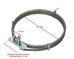 Fan Oven Circular Element 2500W C4C110-DIMG